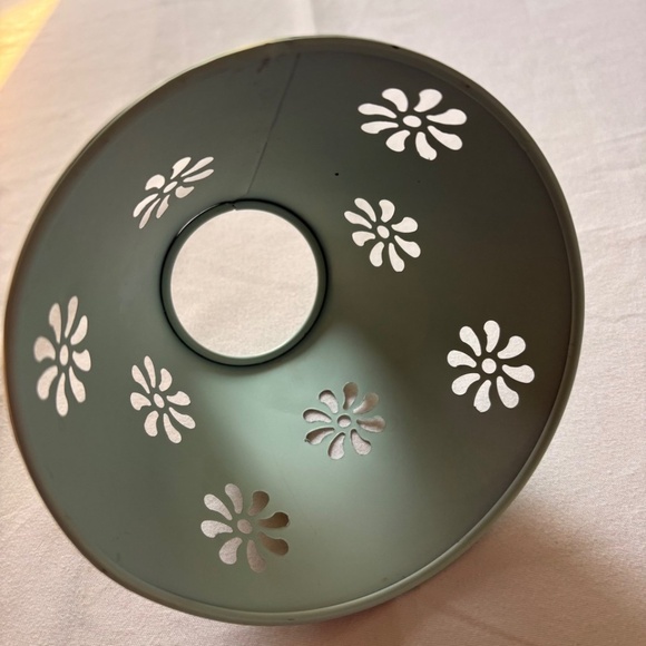 Orange Tabby Cat with Fruit (Carmen Mirandaish) Hat Votive Candle Holder w Shade - Picture 14 of 15